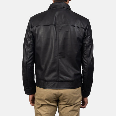 Men's Inferno Black Leather Jacket