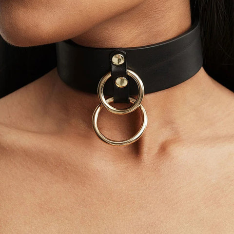 Black Choker with Leash