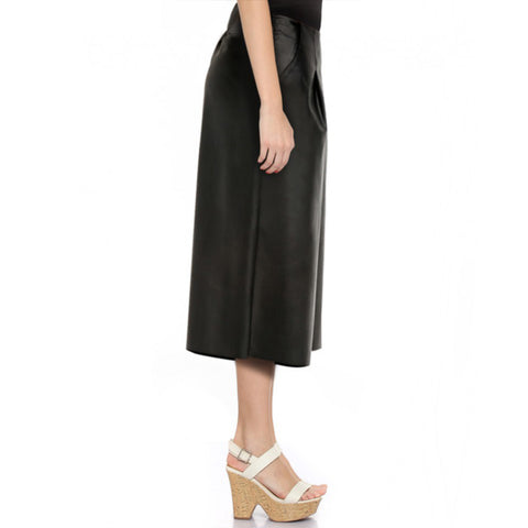 Women's Black Wide Leg Culottes