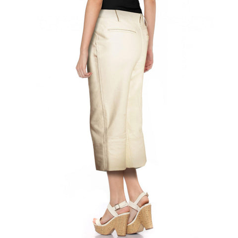 Women's Leather Straight Fit Culottes